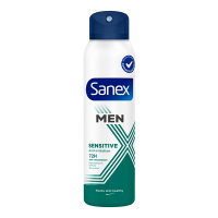 sane Sanex Men Sensitive Deodorant Spray (150 ml) Sanex 123schoon.nl